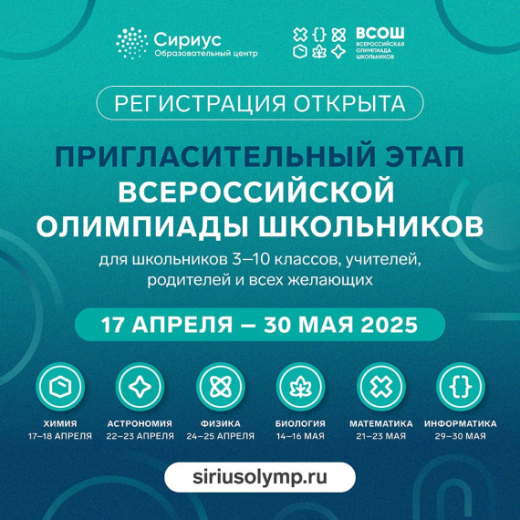 Пригласительный этап ВОШ.